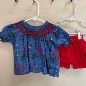 The Beaufort Bonnet Company Bell House Apple Tree Bloomer Set 6-12 m